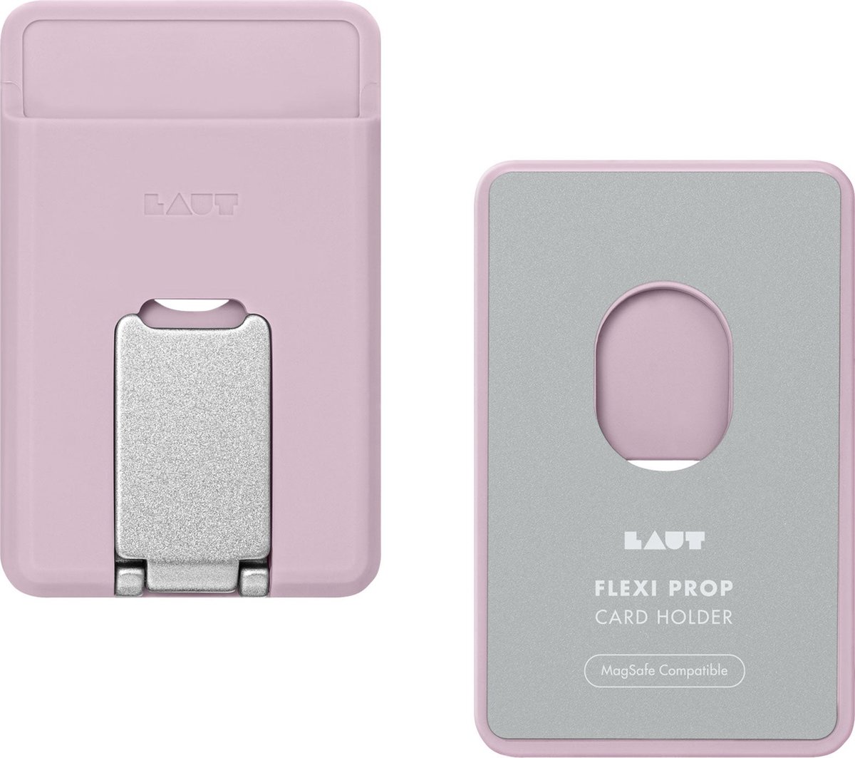 LAUT MagSafe Wallet - Roze