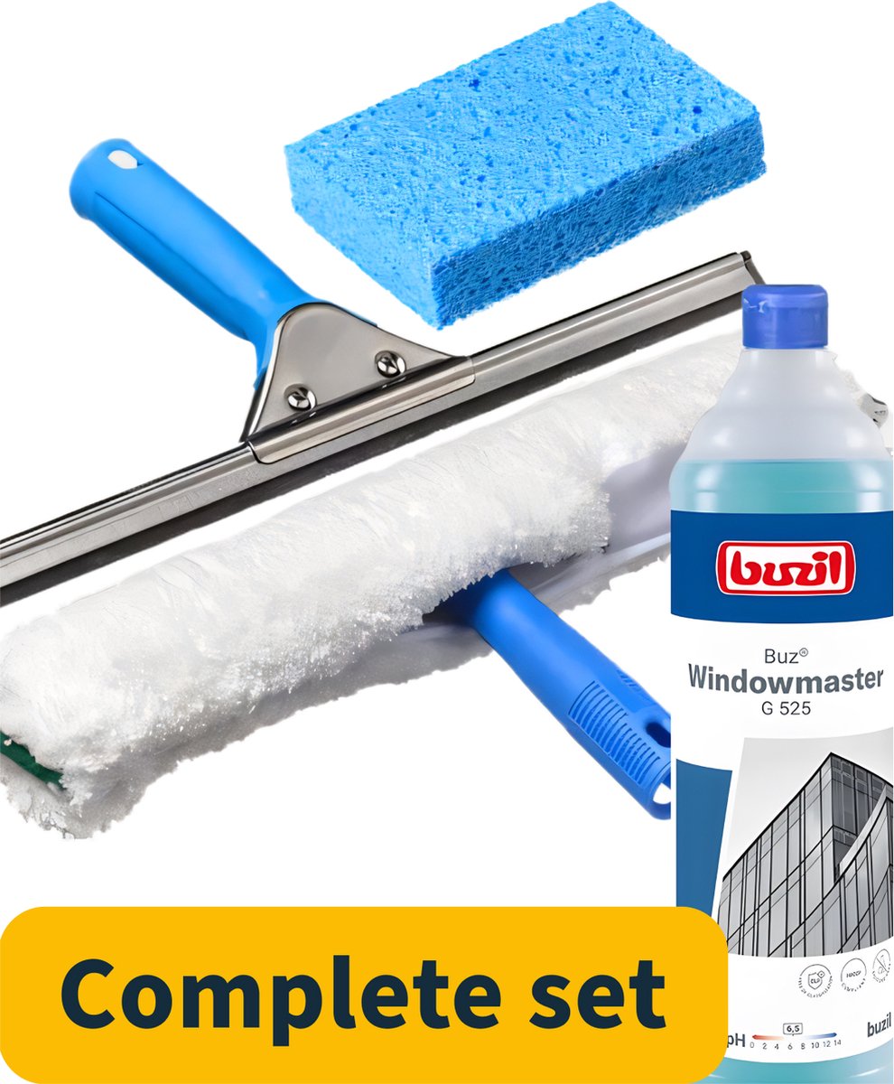 Goedkoopste Glaswasshop - Glazenwasser set - Professionele Raamtrekker - GWS - Extra - Ramen Wassen