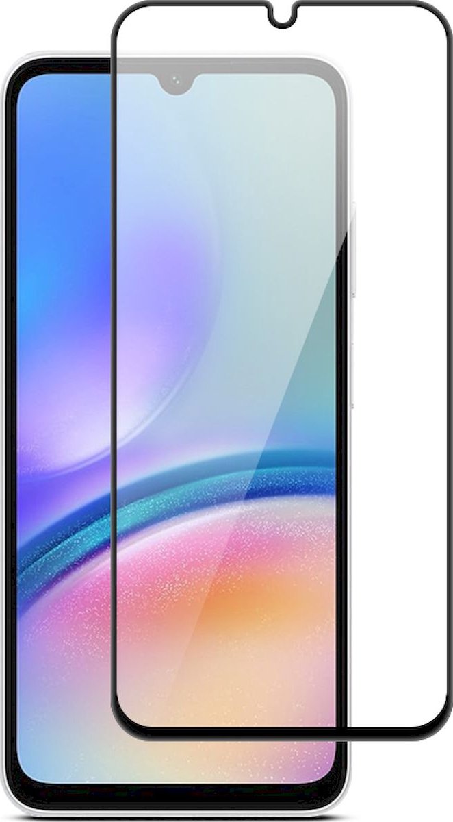 Mobigear Screenprotector geschikt voor Samsung Galaxy A05s Glazen | Mobigear Premium Screenprotector - Case Friendly - Zwart