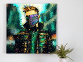 Cyber brood | Cyber Brood | Kunst - 60x60 centimeter op Forex | Foto op Forex