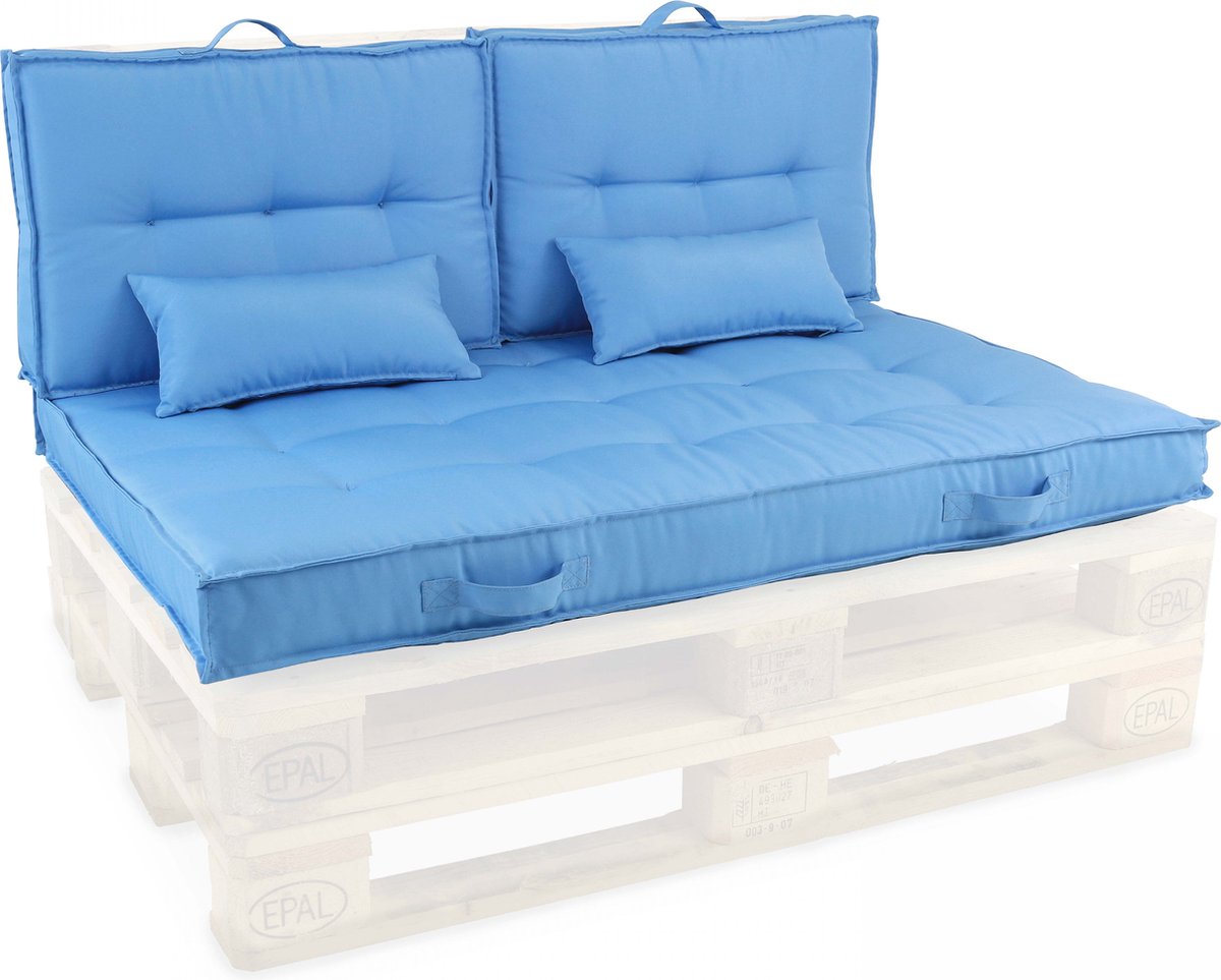 Oviala - Kussens voor pallets met blauwe bekleding - Cuzco