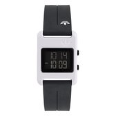 Adidas Originals Retro Pop Digital AOST23567 Horloge - Siliconen - Zwart - Ø 31 mm