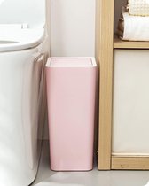 Deksel bovenbak Vuilnisbak- Prullenbak Afvalbakken- Recycling Vuilnis - Keuken Afvalbakken- Afval Prullenbak - Badkamer Slaapkamer - Woonkamer Kantoor 8L (roze)