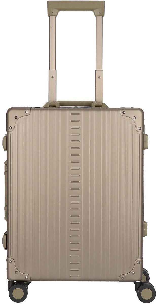 Aleon handbagage koffer - 21 inch - brons - aluminium koffer