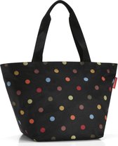 Reisenthel Shopper M Handtas - Shopper - Maat M - Polyester - 15L - Dots Zwart