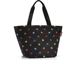 Reisenthel Shopper M Handtas - Shopper - Maat M - Polyester - 15L - Dots Zwart