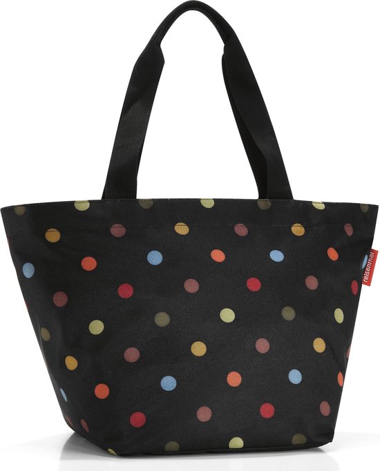 Reisenthel Shopper M Handtas - Shopper - Maat M - Polyester - 15L - Dots Zwart
