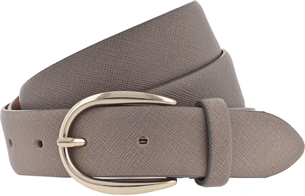 Vanzetti Leren Riem 30mm Leather Belt W85 Taupe Bruine