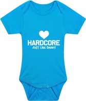 Love Hardcore just like daddy Jongens Rompertje - romper - baby - babykleding - babyrompertje - kado - cadeau