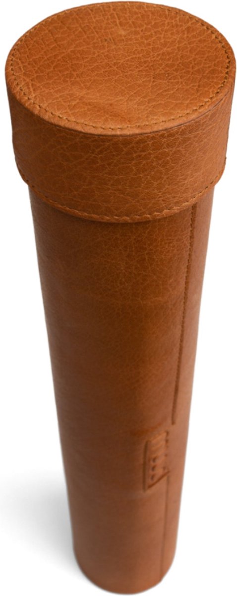 MUUD - Upsala XL - Luxe lederen breinaaldenkoker - Whisky