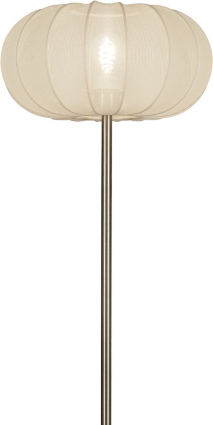 Lumidora Vloerlamp 31278 - TACK - E27 - Beige - Staalgrijs - Staal - ⌀ 38 cm