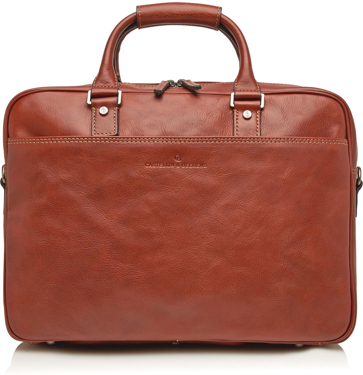 Castelijn & Beerens Verona Business RFID Laptoptas 15.6''| Lichtbruin