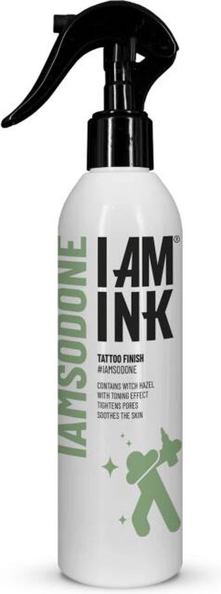 I AM INK - I AM SO DONE 250ml | Premium Professionele Tattoo Inkt | Reach & Vegan | Stick en Poke | Handpoke Tatoeage Inkt | Tattoo set | PMU | Permanente Make-up | Geschikt voor Machine Cartridges & Needles | Liner | Shader