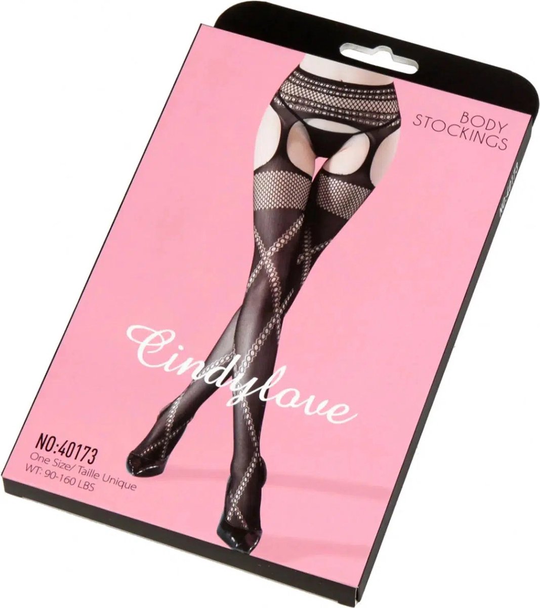 Goedkoopste Cindylove - Jarretelkousen - No. 40173 - One Size - Zwart