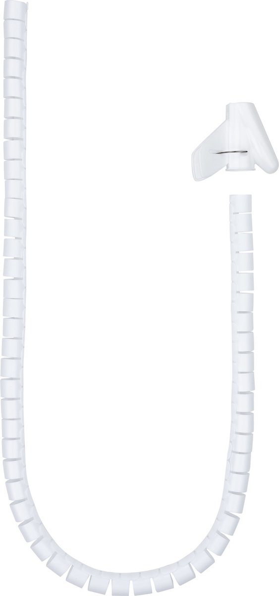Kabelorganizer NANOCABLE 10.36.0003-W Ø 25 mm 3 m Wit