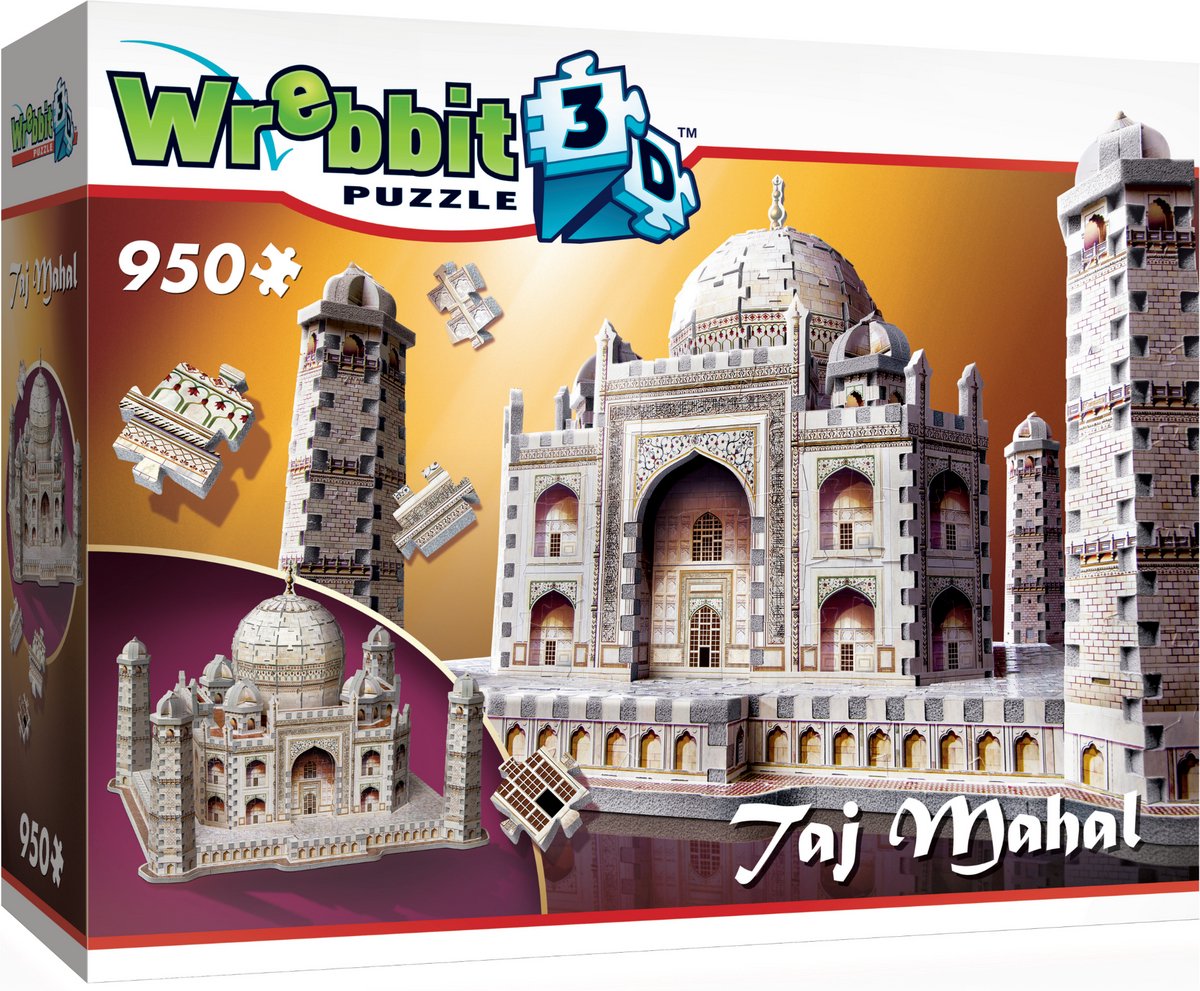 Taj Mahal - 3D puzzel - 950 Stukjes