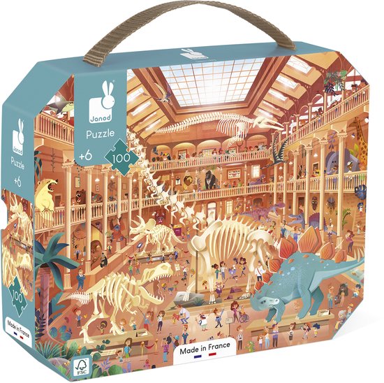 Janod - Puzzel - Het natuurhistorisch museum