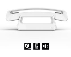 Alcatel E-pure Iconic Dect huistelefoon wit : Stijlvol, functioneel, elegant en goed doordacht