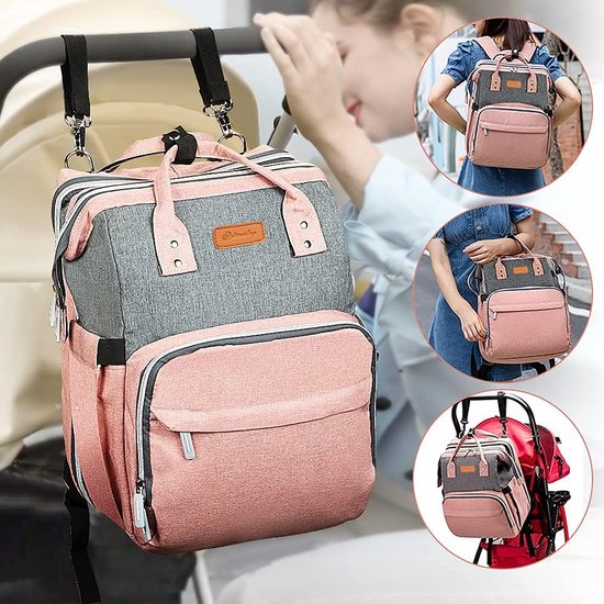 Baby Luiertas Rugzak Luierrugzak Multifunctioneel Voor Mama En