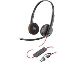 HP Poly Blackwire C3220 – Over-ear headset – Kabel – Stereo – Zwart