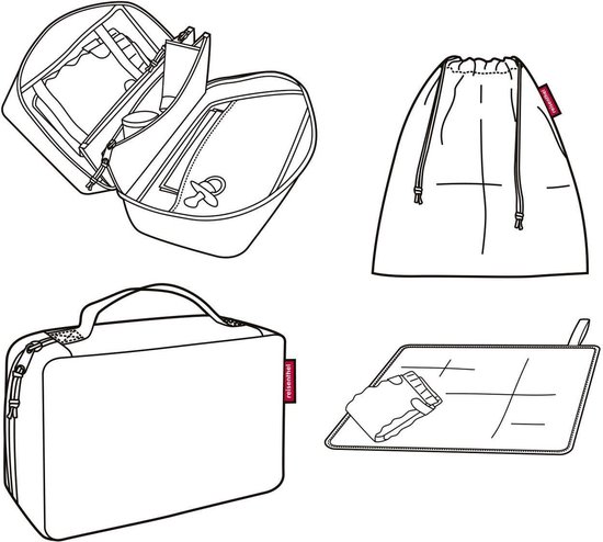 Babycase luiertas 3 liter - 24 x 155 x 10 cm zilver - reisenthel - ruime opbergtas voor babybenodigdheden van Reisenthel — afbeelding 3