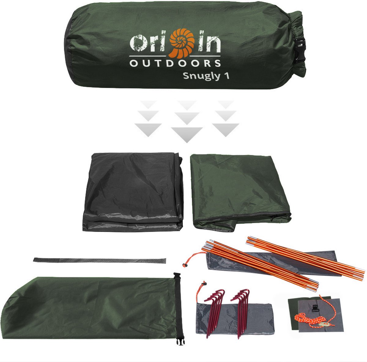 Koepeltent Snugly 1 persoon