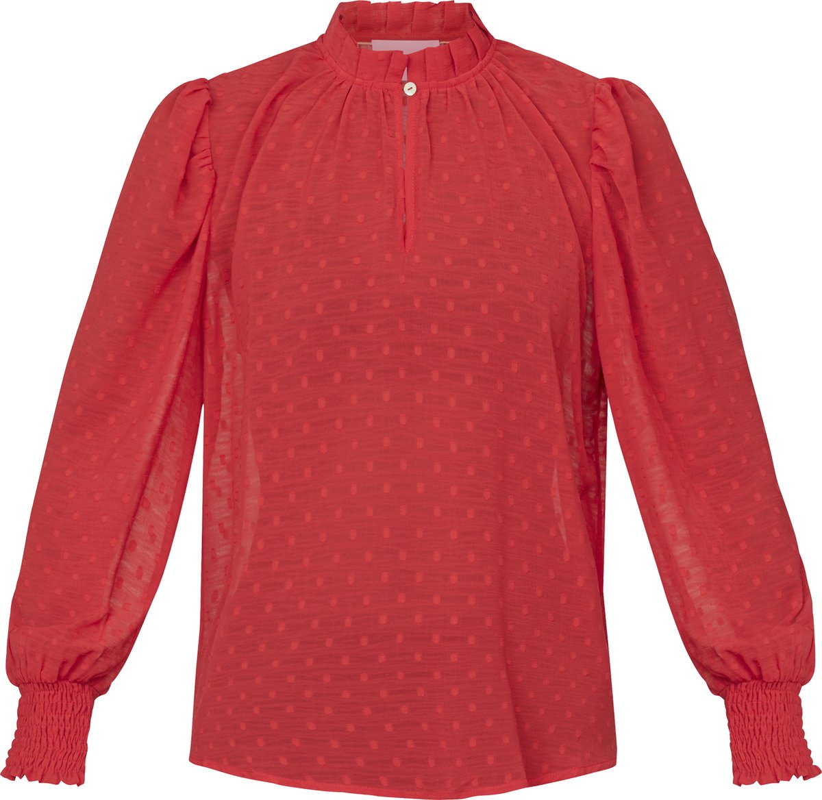SISTERS POINT Esar-ls - Dames Blouse - Ruby - Maat S