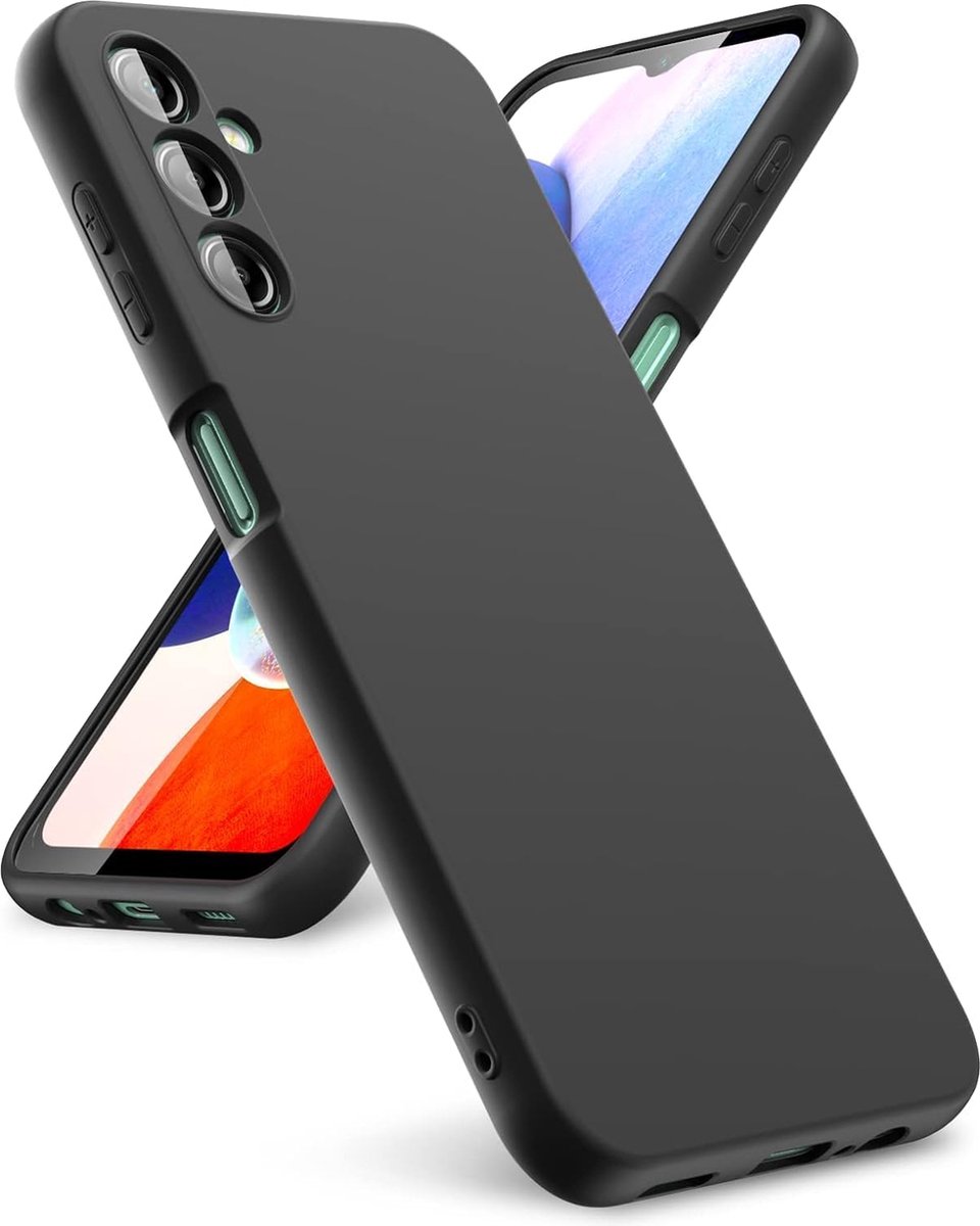 Hoesje geschikt voor Samsung Galaxy A25 hoesje zacht siliconen -Arara backcover - Zwart