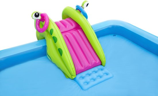 Zwembad - Water Speel Center - Kleine Astronaut - Play center Lil' Astronaut - Opblaasbare Glijbaan en Ruimtespellen - Vanaf 2 jaar - Zwembaden Galaxy