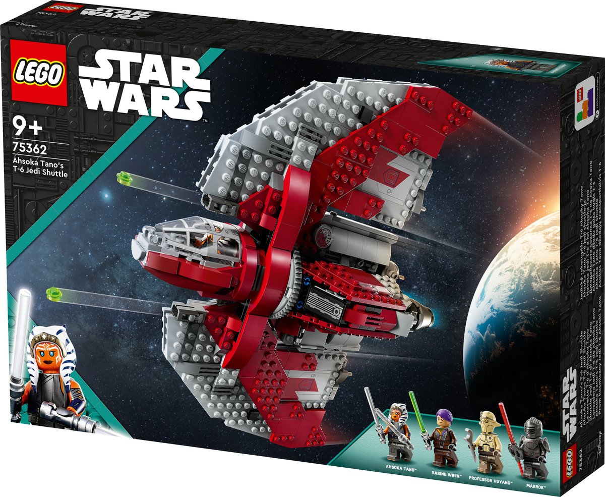 LEGO Star Wars Ahsoka Tano's T-6 Jedi shuttle Bouwbaar Ruimteschip - 75362 — afbeelding 20