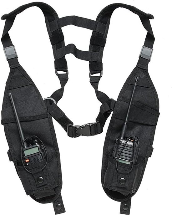 Foto: Chest harness radio shoulder harness holster chest holder vest rig nylon two way radio cases search rescue essentials for police firefighter