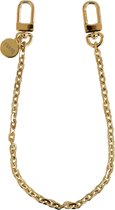 xoxo Wildhearts telefoonkoord - Dreamy - Kort koord - Geschikt voor iPhone - Geschikt voor Samsung - Universeel - Phone cord - Telefoonketting - Koord voor telefoon - Telefoon hanger ketting goud