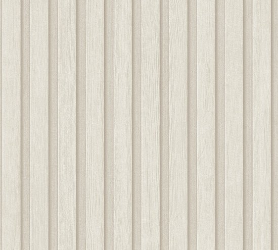 LATTENWAND BEHANG | industrieel - Creme Beige - A.S. Création Elements 2