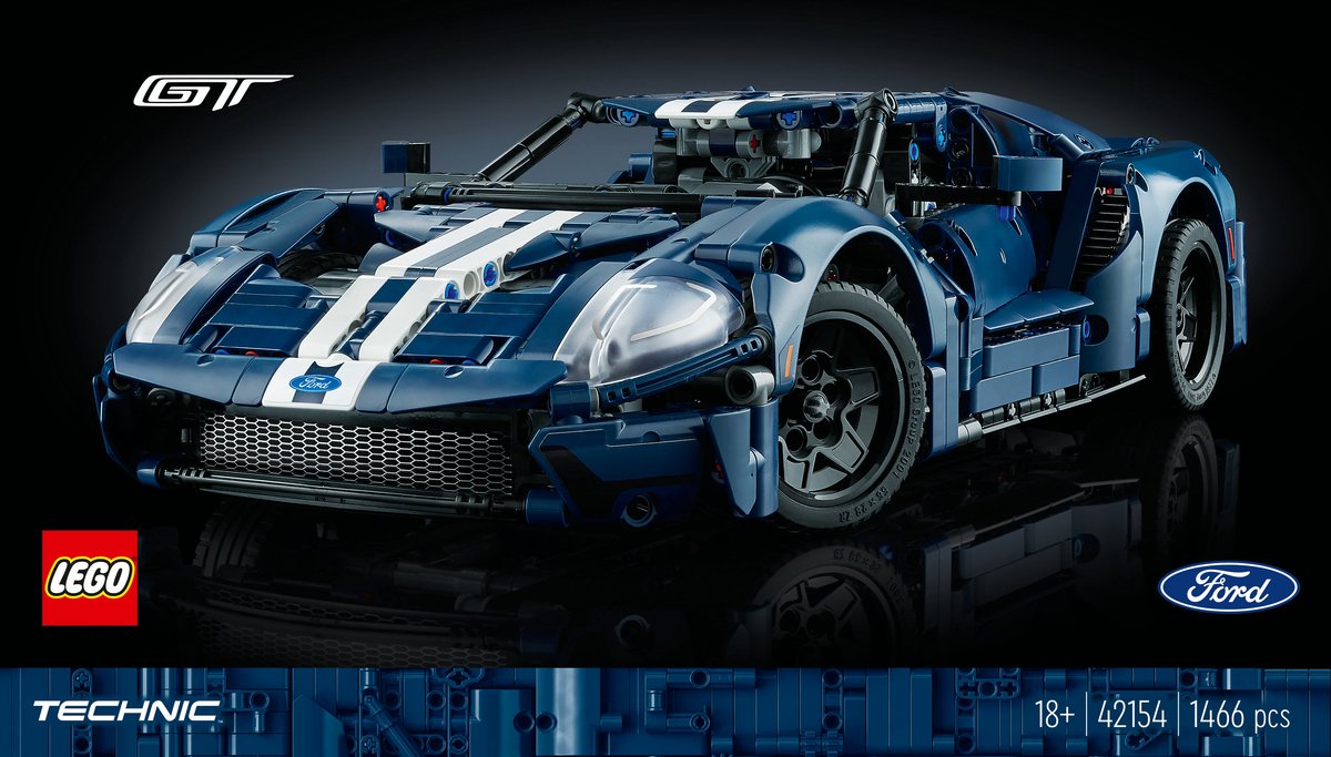 LEGO Technic 2022 Ford GT Auto Supercar Modelbouwpakket voor Volwassenen - 42154 — afbeelding 17