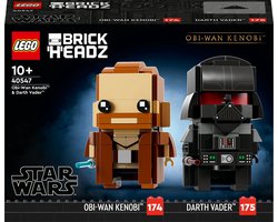 LEGO Star Wars Brickheadz 40547 - Obi-Wan Kenobi™ & Darth Vader™ Image