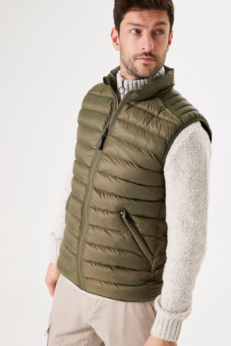 GARCIA Heren Jas Groen Sleeveless
