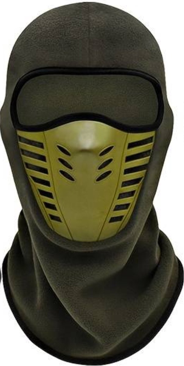 Nivard Ski Mask Winter Masker Ski Masker Balaclava Bivakmuts Full Face Mask Groen