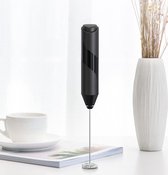 Bol.com Draagbare elektrische melkopschuimer op batterijen voor eieren koffie en cappuccino - warme chocolademelk opschuimer fra... aanbieding