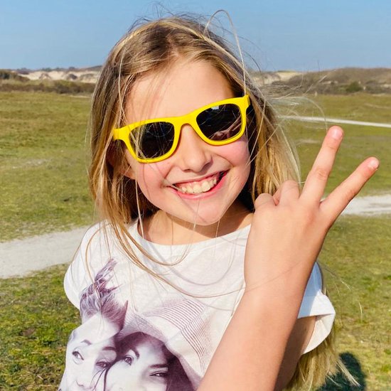 KOOLSUN - Wave - Kinder zonnebril - Empire Yellow - 3-10 jaar - UV400 - Categorie 3 — afbeelding 3