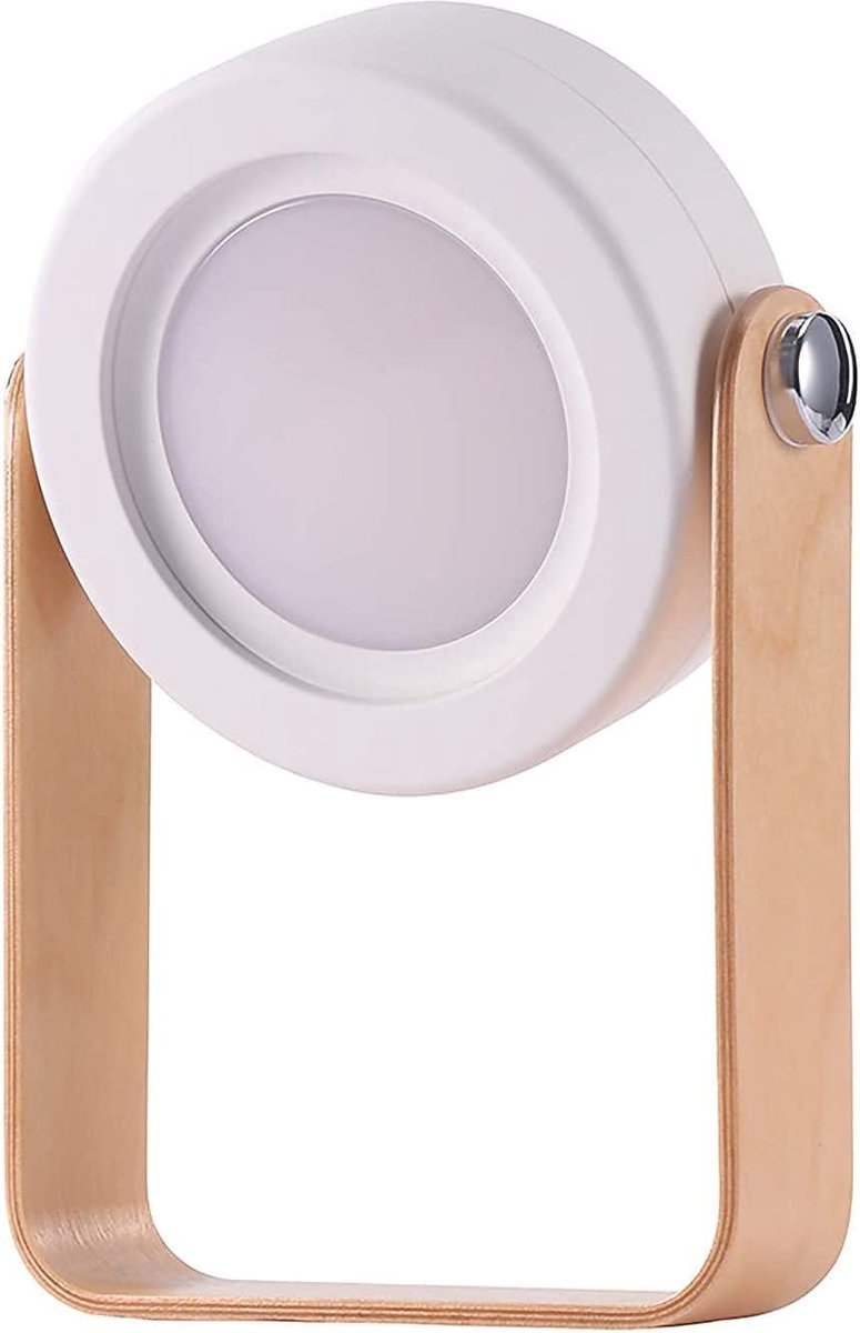 Nachtlampje Draagbare Lantaarn Licht USB Intrekbare Opvouwbare Led Bureaulamp - Slaapkamer Leeslamp (wit) — cadeau in Gadgets - foto 6