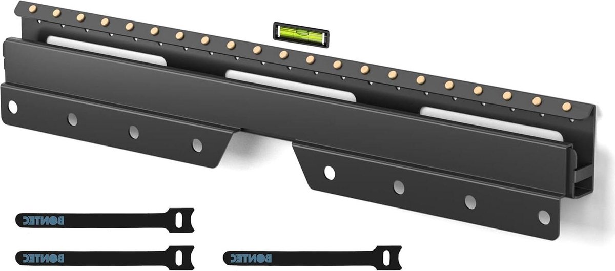 Muurbeugel voor TV 26-55 inch | Geschikt voor LED LCD OLED TV's | Lage Profiel TV Muurbevestiging | Draagt tot 50 kg | Max VESA 400 x 400mm | Inclusief Waterpas en Kabelbinders