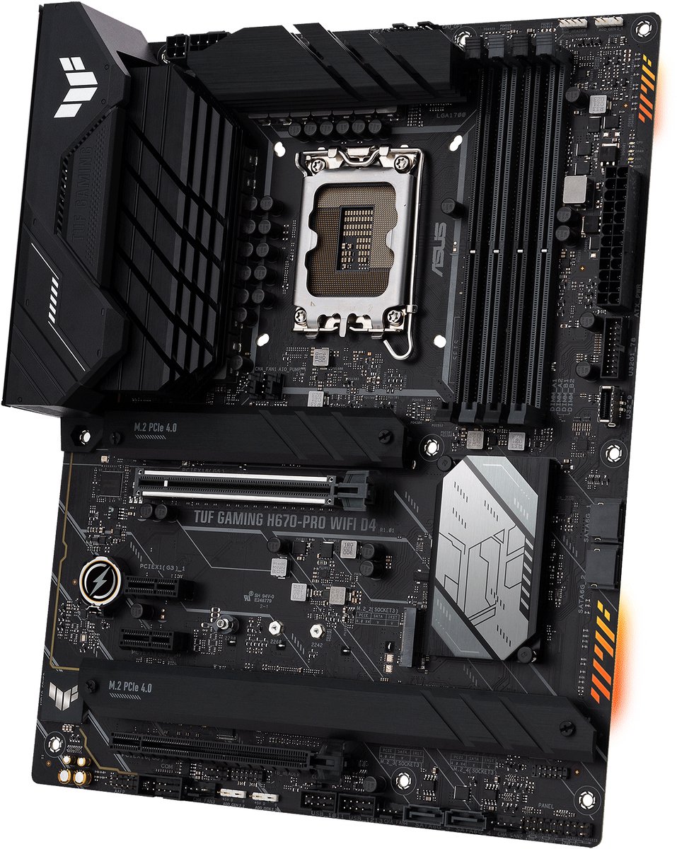 Motherboard Asus TUF GAMING H670-PRO WIFI D4 LGA1700 ATX | bol
