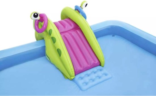 Zwembad - Water Speel Center - Kleine Astronaut - Play center Lil' Astronaut - Opblaasbare Glijbaan en Ruimtespellen - Vanaf 2 jaar - Zwembaden Galaxy