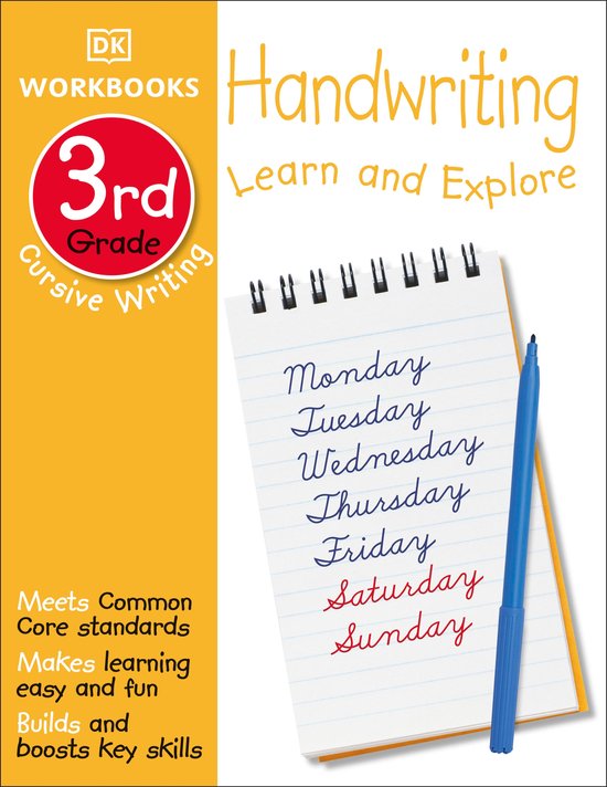 DK Workbooks Handwriting Cursive Third - cover