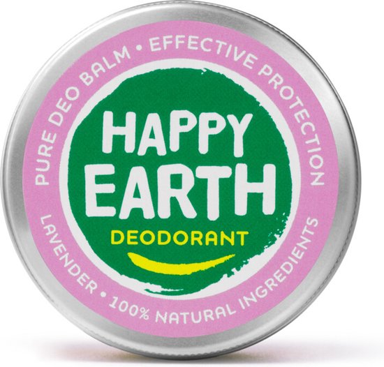 Happy Earth 100% Natuurlijke Deodorant Balm Lavender 45 gr
