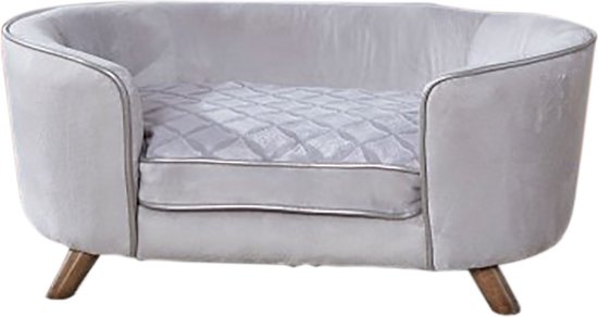 Enchanted sofa quicksilver zilverkleurig - 88x64x37cm.