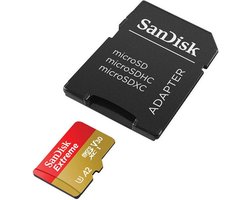 SANDISK Extreme - MicroSDXC - 256GB - Inclusief SD Adapter