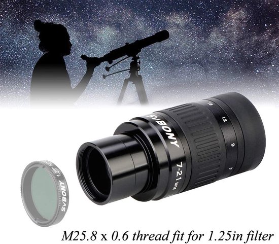 SVBONY Telescoop Oculair FMC Breedband Groene Film Telescoop Accessoire 1.25 68 Graden Ultra Groothoek Oculair Set voor Astronomische Telescoop (6mm 9mm 15mm 20mm SVBONY Telescoop Oculair FMC Breedband Groene Film Telescoop Accessoire 1.25 68 Graden Ultra Groothoek Oculair Set voor Astronomische Telescoop (6mm 9mm 15mm 20mm