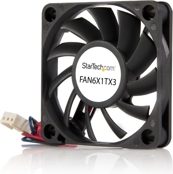 Replacement 60x10mm CPU Cooler Ventilator 12V Zwart – Startech FAN6X1TX3 Case Fan RoHS