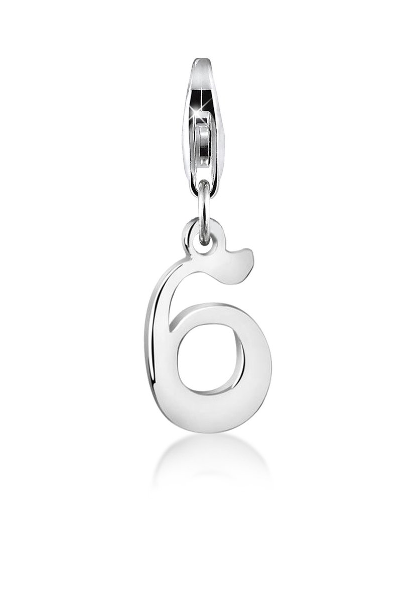 Nenalina - Bedel - Anhänger Zahl 1 Geburtstag Talisman 925 Silber - Dames